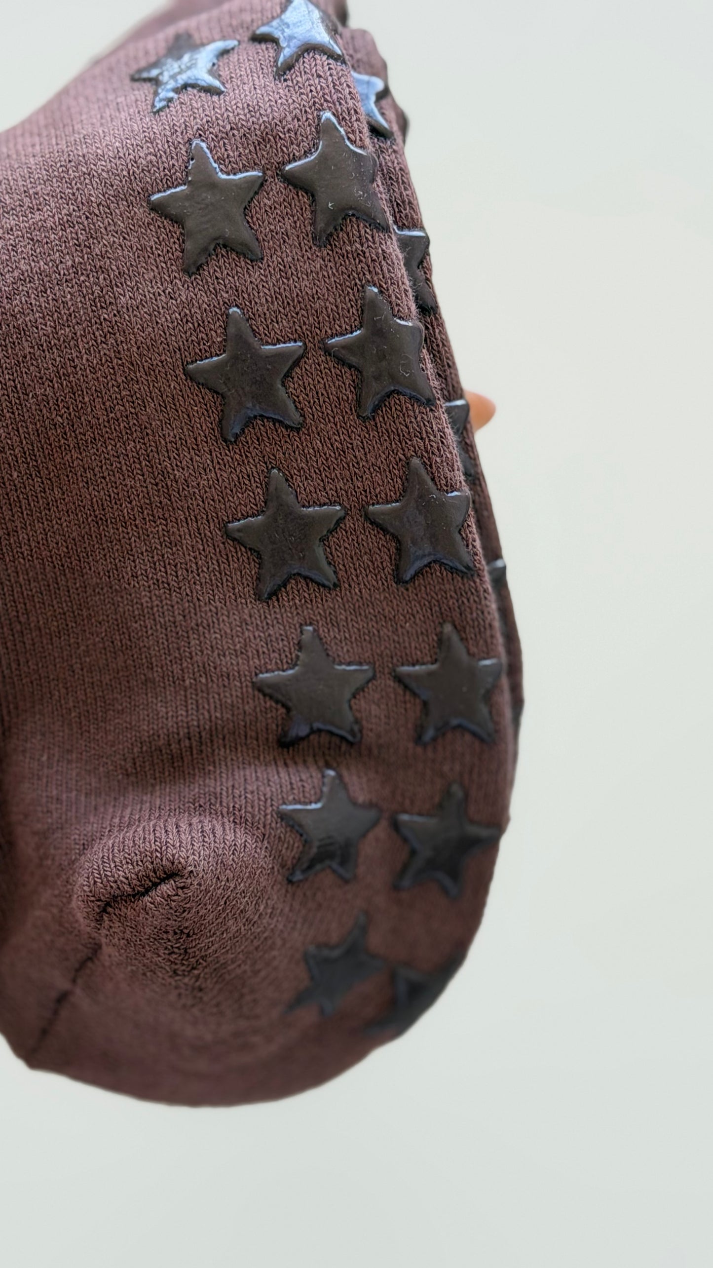 Pilates Grip Socks - Chocolate chips Stars