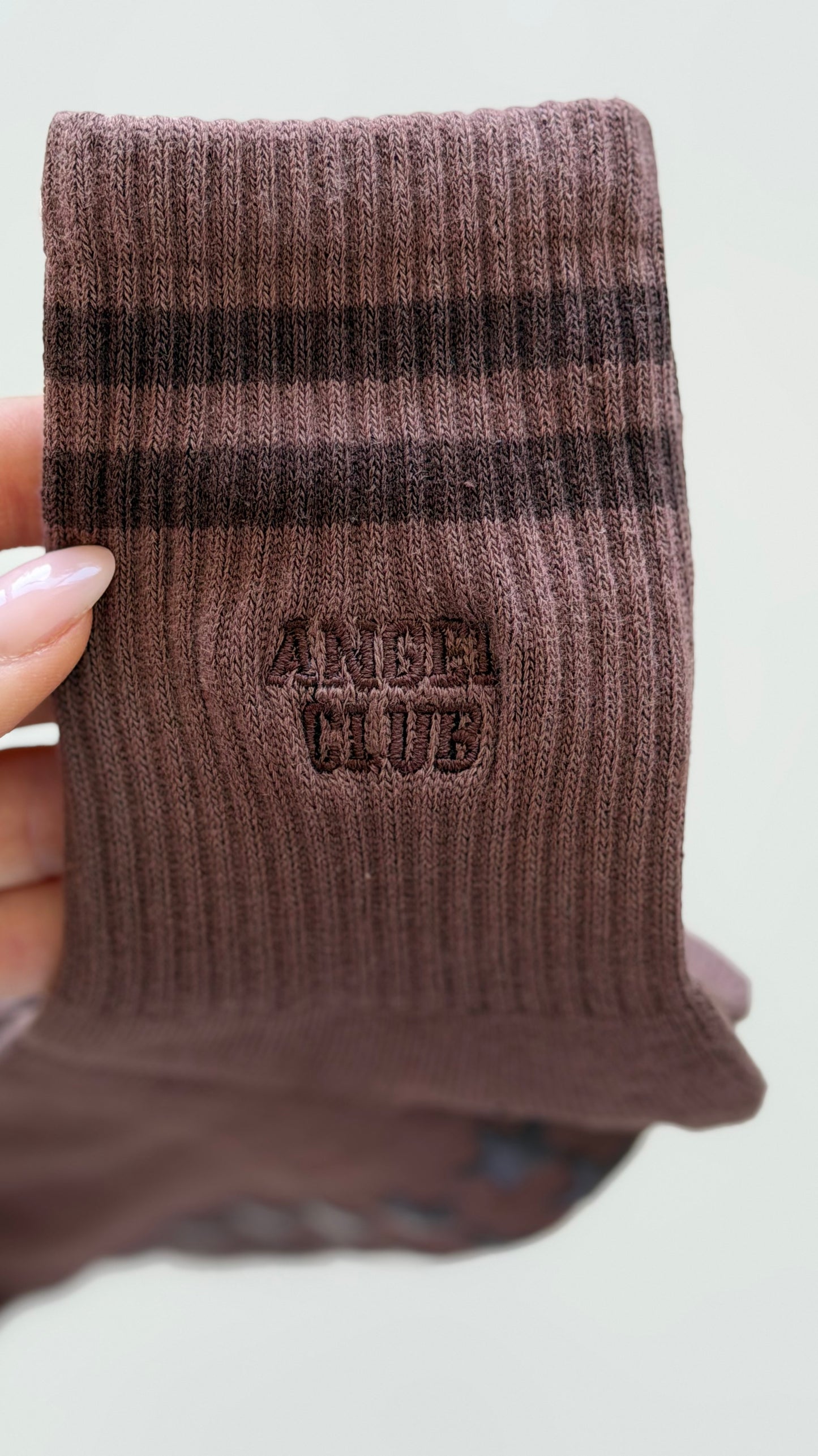 Pilates Grip Socks - Chocolate chips Stars